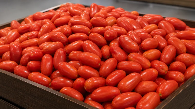 Exposição comercial de Tomate Rasteiro